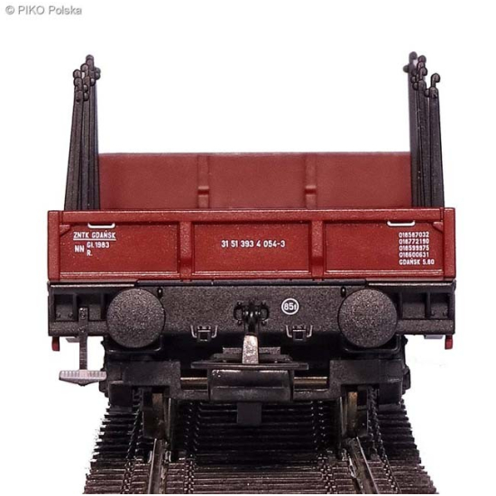 Wagon towarowy PKP platforma typ Rpps-x HO 1:87 Piko 58414-3